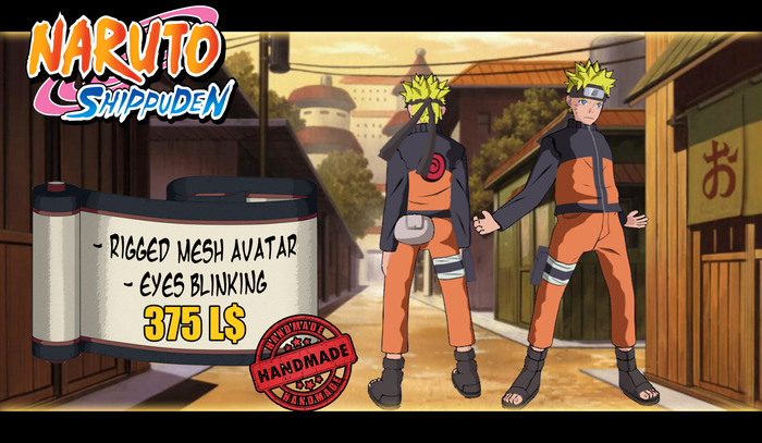 Second Life Marketplace - -]S-WORLD[- Naruto Shippuden (-80% !!)